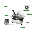 Máquina de cortar condensador radial con cinta de alta velocidad