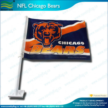 12x18inches Chicago Bears car window flags