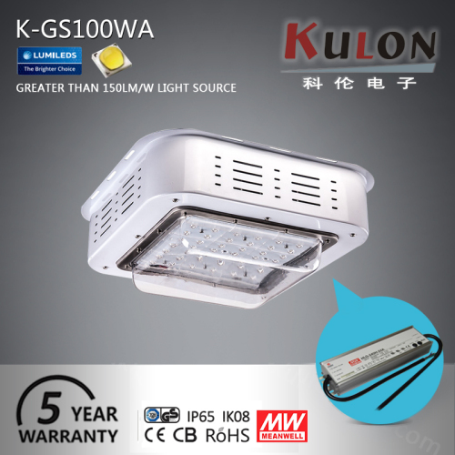 Flexible installation 110w fixtures led canopy gas station lights