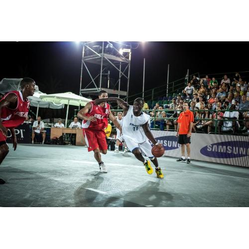 Anti -Slip -Verriegelungs -Gummi -Fliese für Basketball