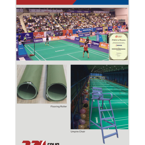 Certificazione BWF per pavimenti sportivi in ​​PVC da badminton