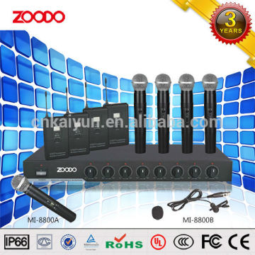 MI-8800A Collar Handhald Headphone Microphone Wireless for Conferencing System