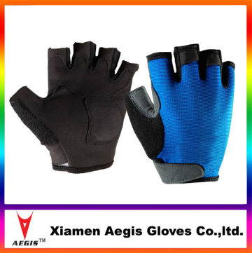 Heated half finger gloves for mountain bike, gel padded breathable HALF FINGER gloves