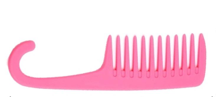 Plastic Golden Wide Tooth Comb