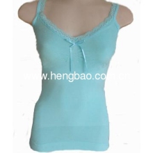 seamless cami with lace  (HB104)