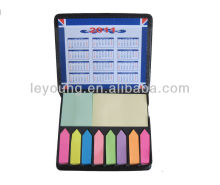 Custom shape leather cover sticky note pads