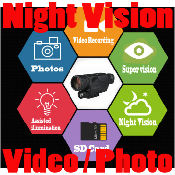 Hunting night vision AV-out photos 200m night vision ir camera night vision optical sight GZ270012