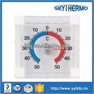 household use sticker plastic cover window outdoor thermometer