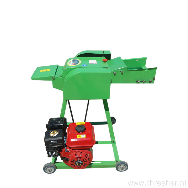 Hay And Green Gasoline Agricultural Grass Chaff Cutter