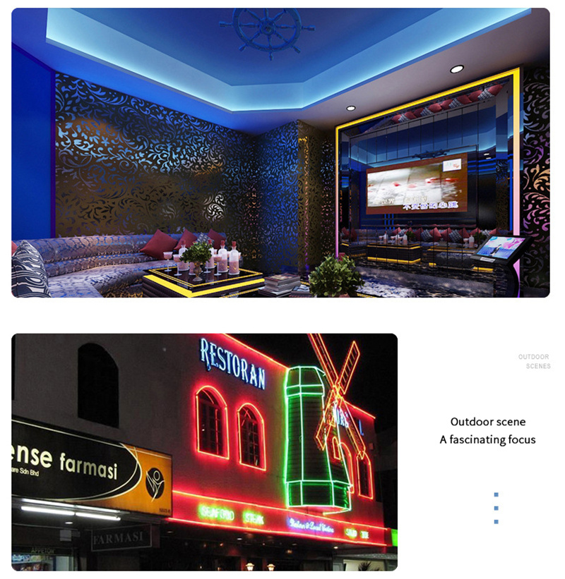 220V IP65 PVC cover SMD 5050 220V RGB led strip 60 72 120 Leds flexible strip light Smart Strip Light
