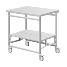 Stainless Steel Kitchen Work Table with Removable Top
