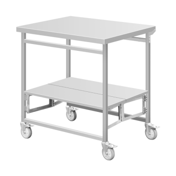 Stainless Steel Kitchen Work Table with Removable Top