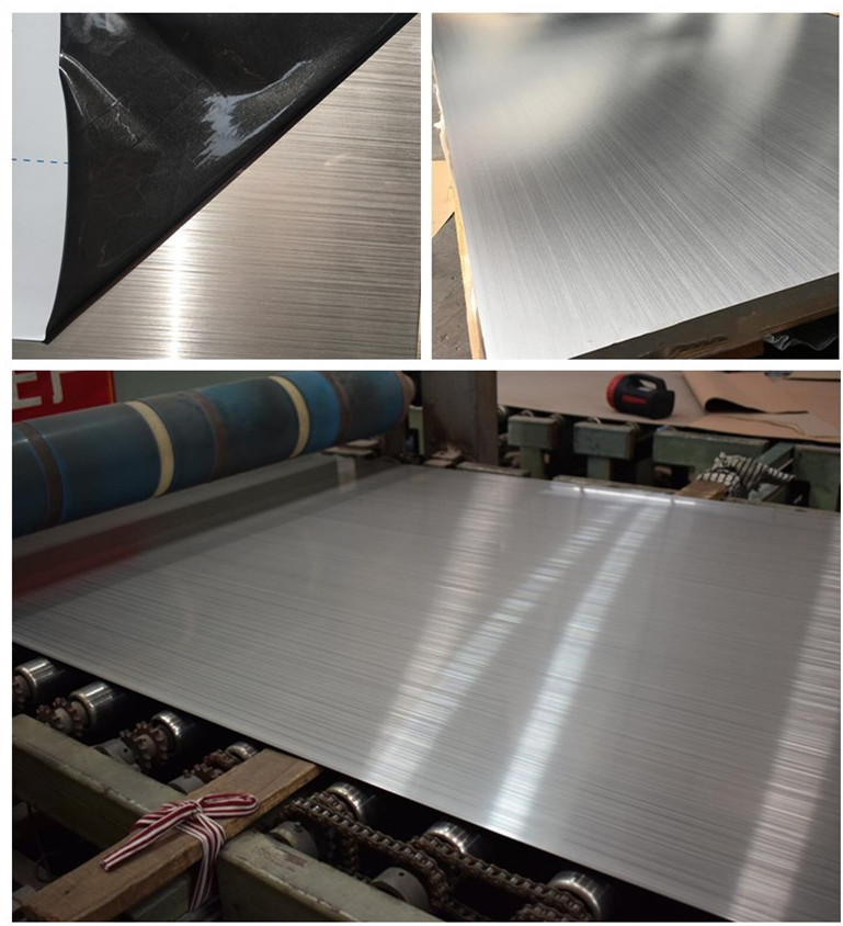 Hairline finish steel sheets 304 stainless steel plate