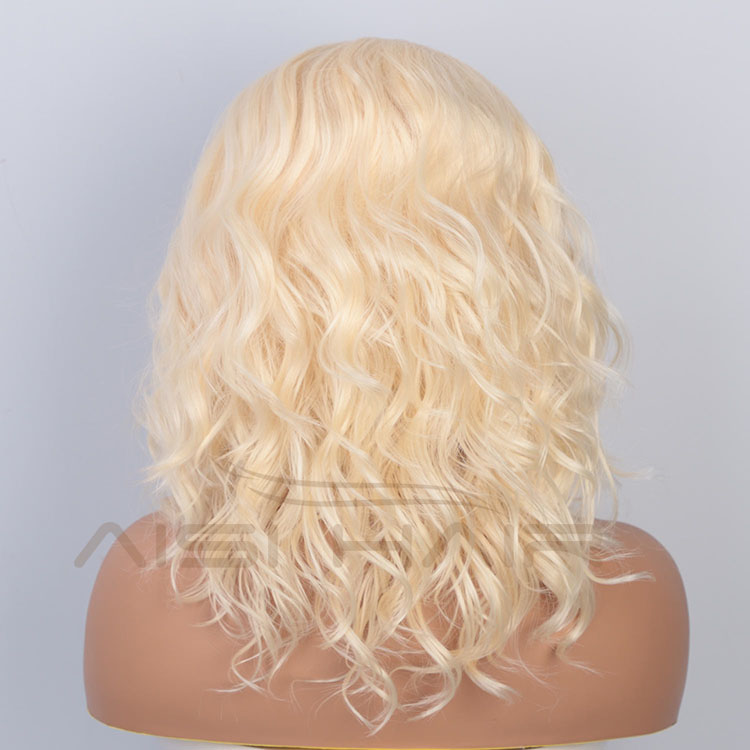 Aisi Hair Wholesale Medium Long Body Wavy Blonde Wig Long Wavy Swiss Lace Wig Synthetic Lace Frontal Hair Wigs For Black Women