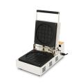 Commercia Belgium Waffle Maker Máquina de forma redonda Máquina de gofres para bocadillos