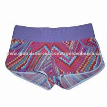 Roxy Shorts with Polyester Microfiber and Allover Printing