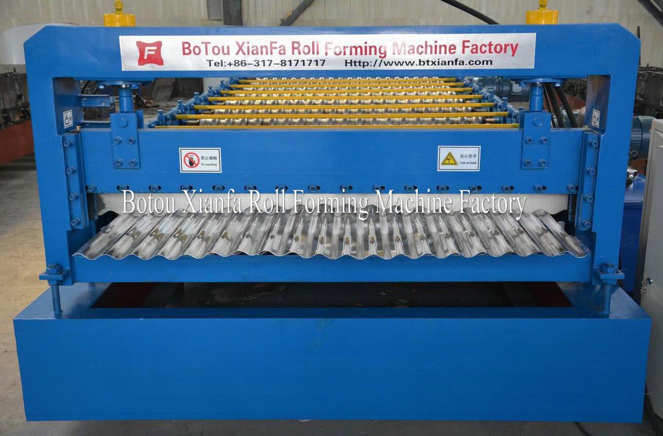 corrugated aluminum sheet machine