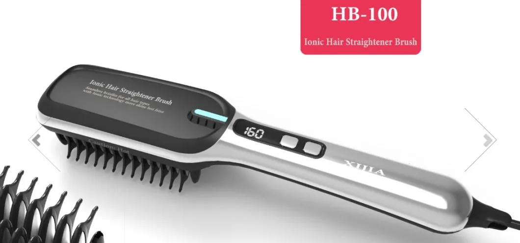 Hair Negative Ions Straightening Brush