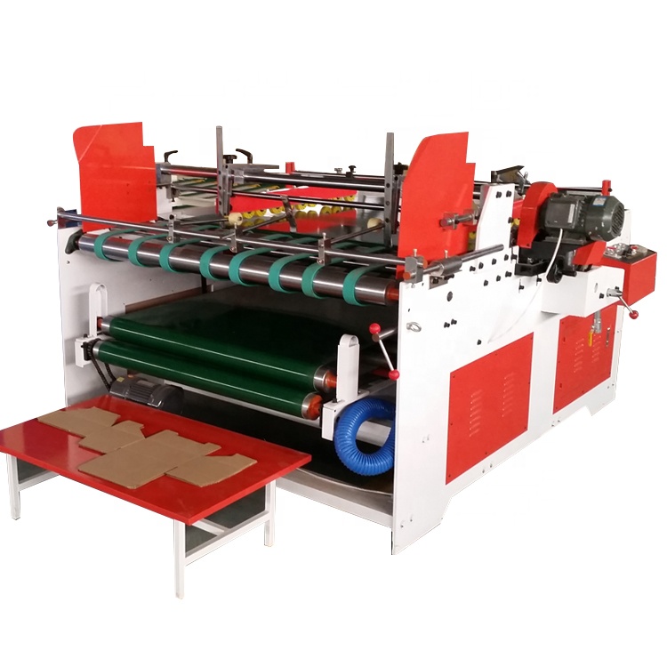 Corrugated cardboard Sheets Gluer Machine / Gluer Carton box making Machine / Packing Machine