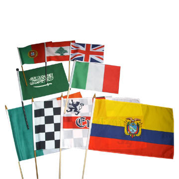 Knitted Polyester Hand Flag