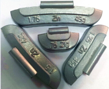 Oz Zinc clip on wheel balancing weight