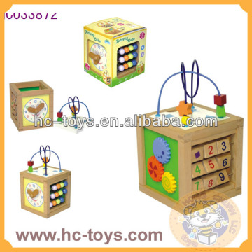 wooden activity cube toy,kids activity cube,baby multi-function toys