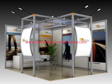 Unique Silver Modular Truss Trade Show Displays System For Case And Boxes