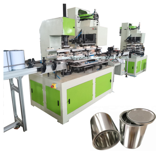 Automatic tinplate Square paint can making production line