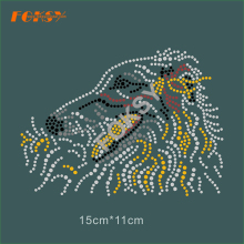 Dog Motif Hot Fix Rhinestone Iron on Transfer Designs