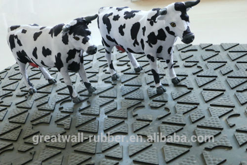 Great Wall Manufacture Hammer Top COW RUBBER MAT used in farms