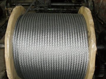galvanized steel wire rope 1*7