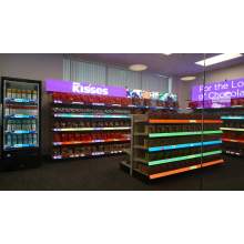 P2 COB supermarket digital advertising led shelf display