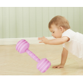 Hantel spädbarn skramla silikon tandleksak
