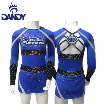 Custom cheerleading apparel sexy cheer uniform cheer apparel