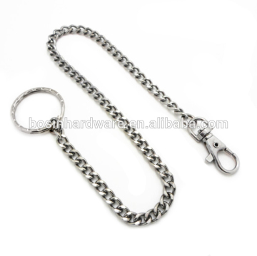 Fashion High Quality Metal Chrome Wallet Key Chain