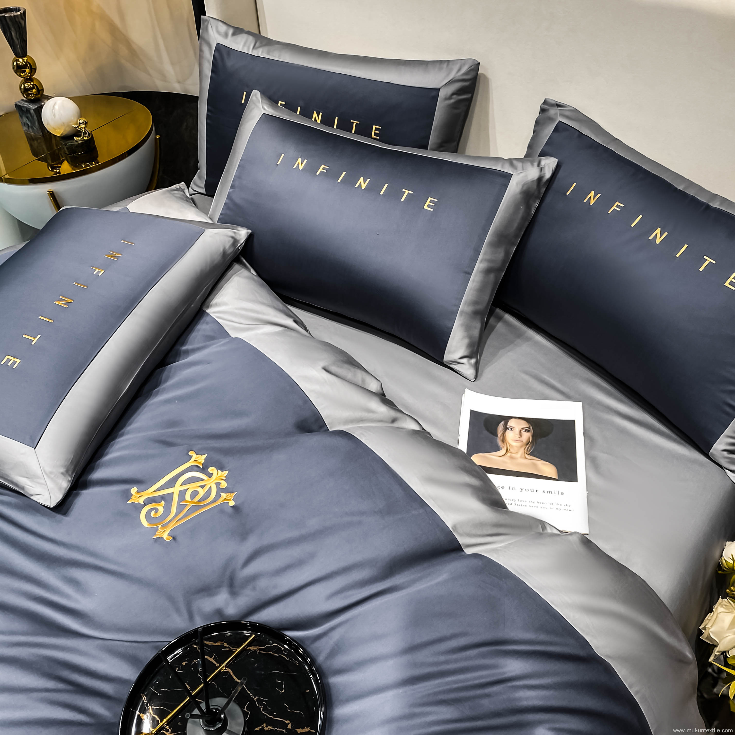 Luxury bedding sets egyptian cotton bedding set