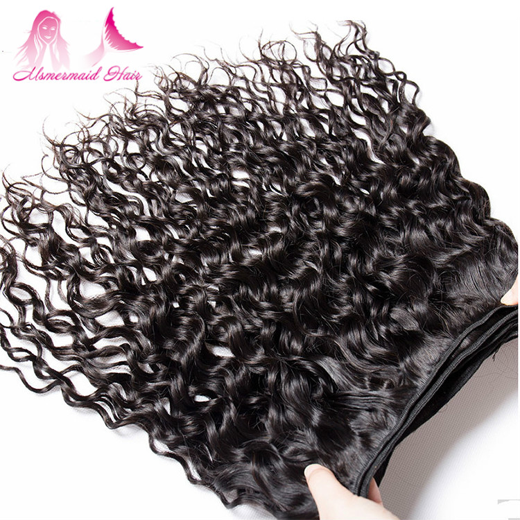 natural color raw unprocessed virgin peruvian hair weave big curly water wave human hair extension in dubai