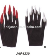 gloves with nails