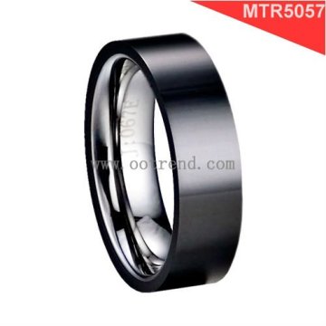 Men combined rings, Black ceramic rings & tungsten carbide rings,fashion tungsten&ceramic rings