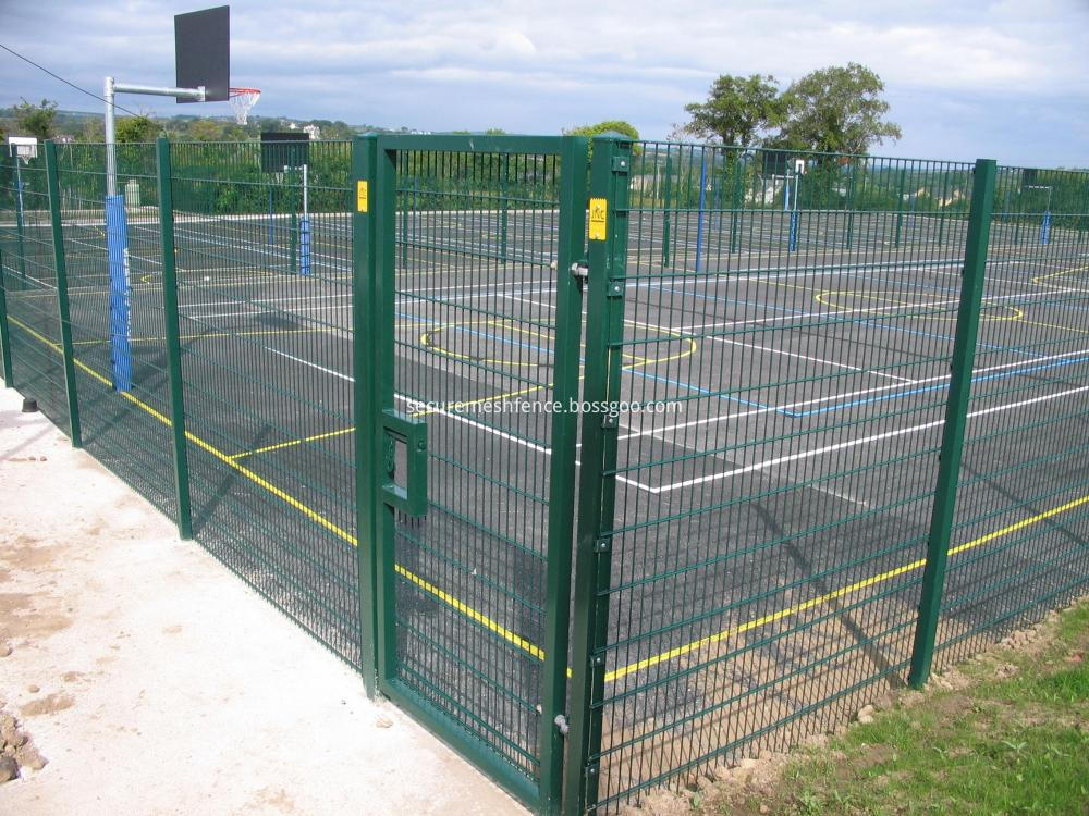 Powder Coated Weld Fencing Panel application