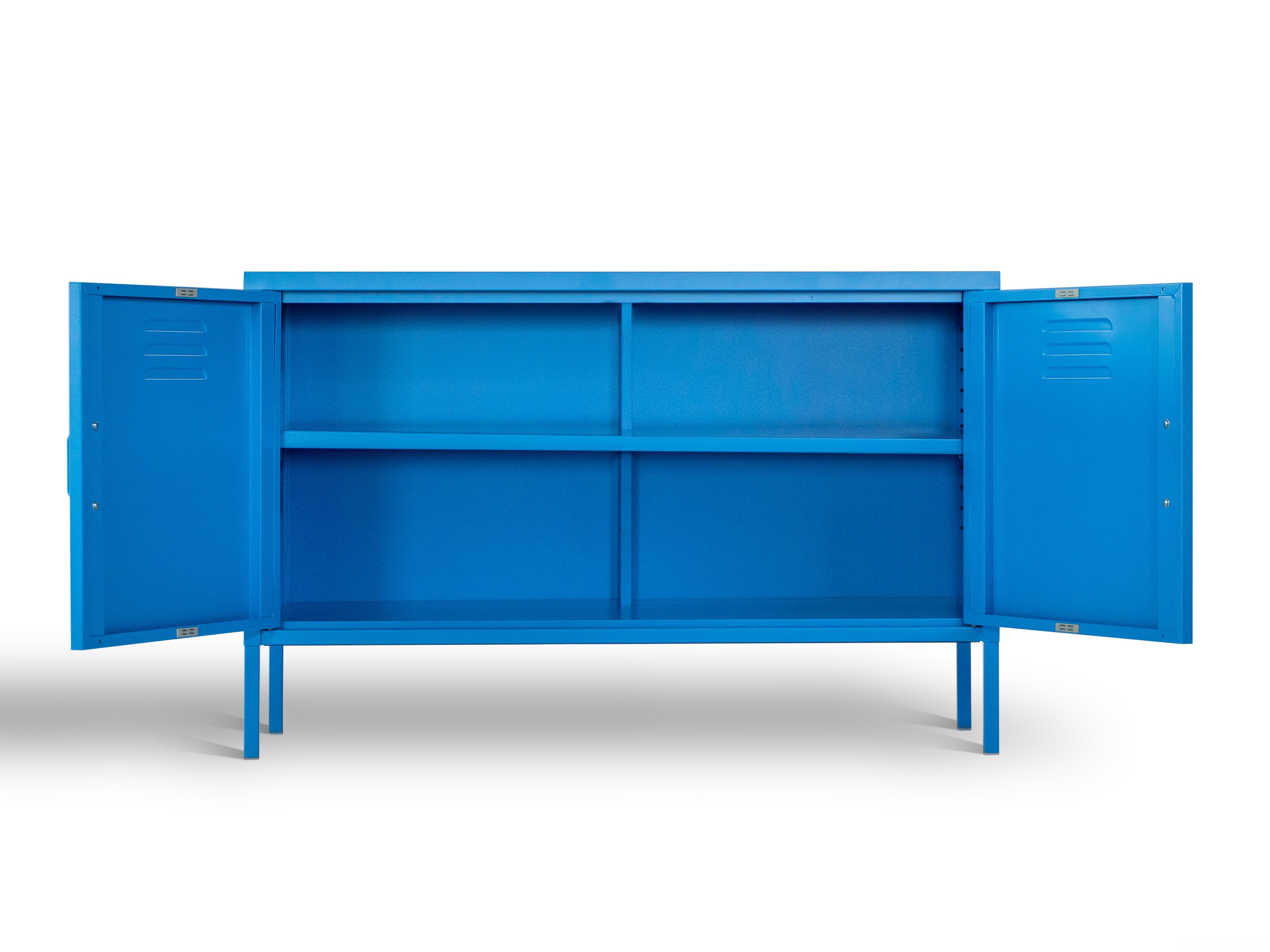 Blue Entry Metal Cabinet Locker Style 