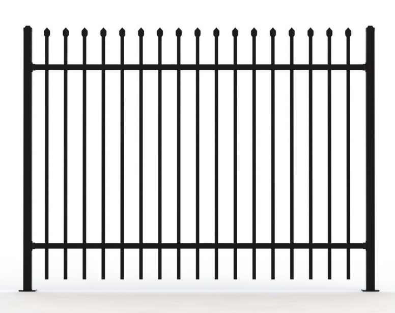 australia Spear Head tubular steel fence / Spear Head steel fence / australia cheap wrought iron fence panels for sale