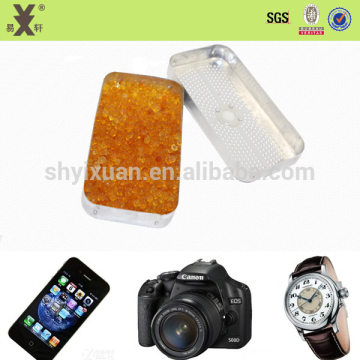 Humidity Indicator 40G Tin Box Silica Gel For Electronics Moistureproof