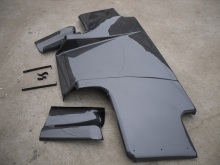 Rear Diffuser floor carbon fibre Vacuum automobile refitting