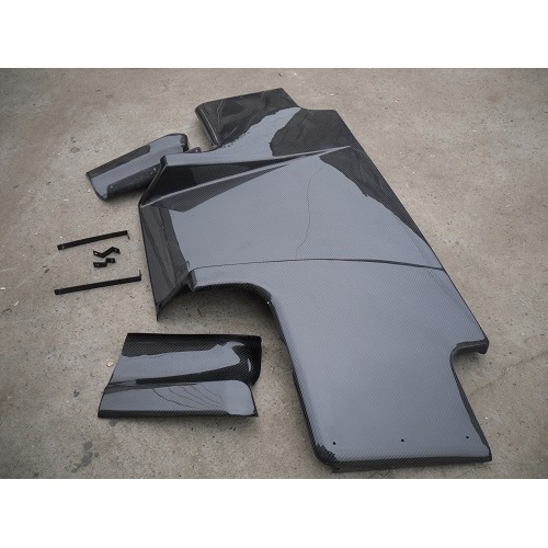 Rear Diffuser floor carbon fibre Vacuum automobile refitting