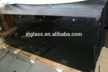 black colored glass table top price