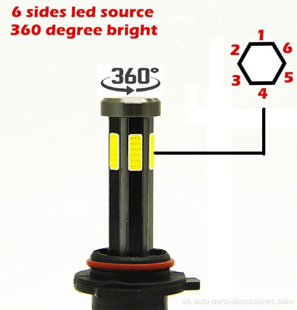 Faros del automóvil LED 360 grados H13 Automotive Light