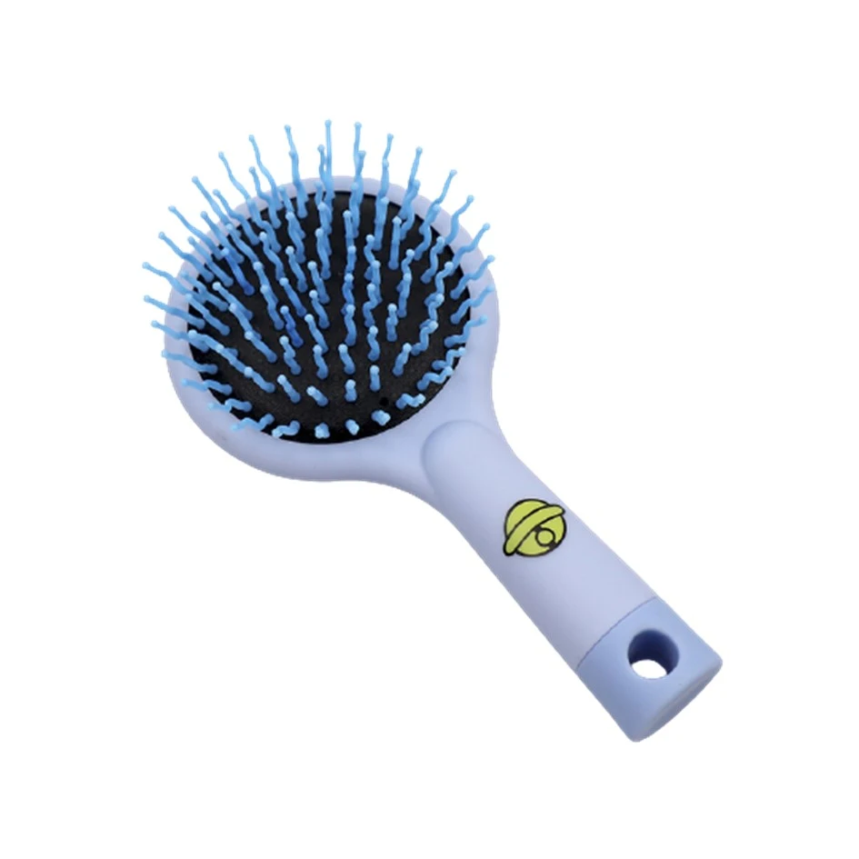 Rainbow Volume Anti-Static Magic Detangler Hair Curl Straight Massage Paddle Brush Comb Hair Care Styling Tools with Mirror