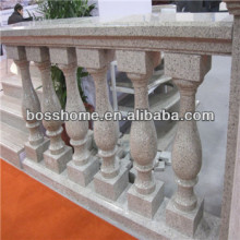 Grey granite baluster stair light