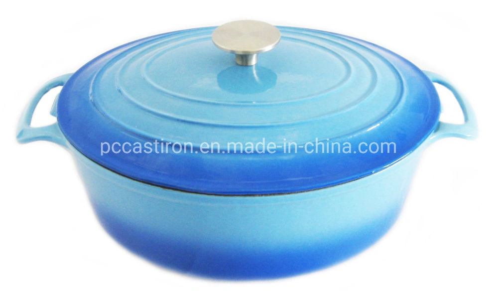 Dia: 20 3qt Porcelain Cast Iron Cocotte Manufacturer From China